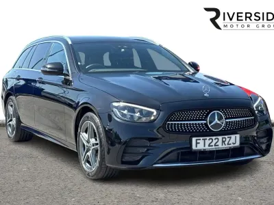 Used Mercedes E300 AMG line 2022 Black Estate