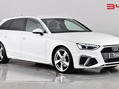 White Used 2022 Audi A4 S-Line Estate | £22,485 (Good price)