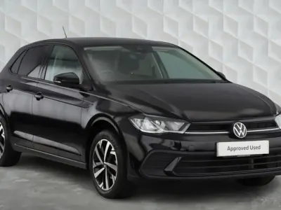 Used VW Polo Match 95 HP (69 kW) 2024 Black Hatchback