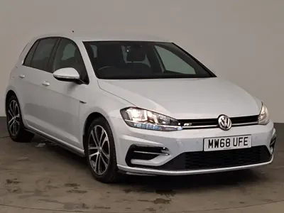 Used VW Golf VII R-line 150 HP (110 kW) 2019 Silver Hatchback
