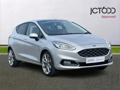 Used Ford Fiesta Vignale 123 HP (90 kW) 2018 Silver Hatchback