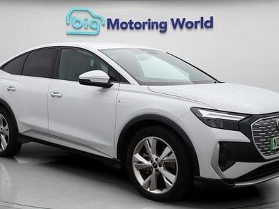 White Used 2023 Audi Q4 Sportback e-tron S-Line SUV | £26,900 (Fair price)
