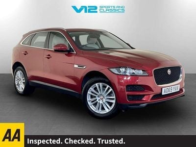 Red Used 2020 Jaguar F-Pace Portfolio SUV | £17,995 (Fair price)