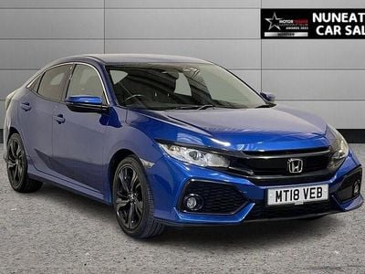 Blue Used 2018 Honda Civic SR Hatchback | £11,500 (Good price)
