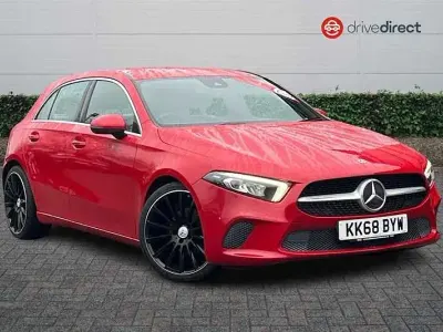 Begagnad Mercedes A180 116 HK (85 kW) 2019 Röd Halvkombi