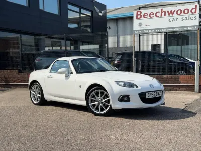 Used Mazda MX5 160 HP (117 kW) 2013 White Cabriolet
