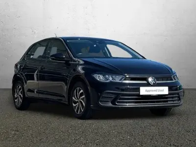 Used VW Polo Life 95 HP (69 kW) 2022 Black Hatchback