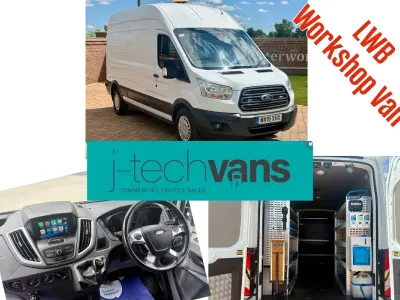 Used Ford Transit 130 HP (95 kW) 2019 White Van