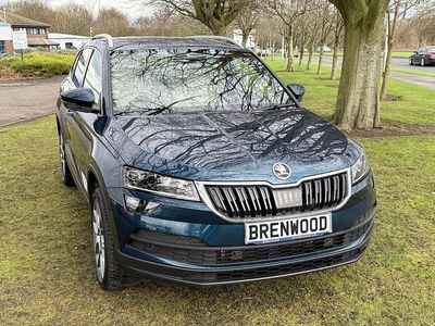 Used Skoda Karoq 150 HP (110 kW) 2018 Blue SUV