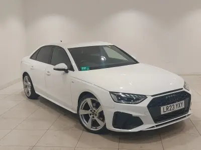 Used Audi A4 S-Line 150 HP (110 kW) 2023 White Sedan