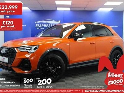 Used Audi Q3 Black Edition 150 HP (110 kW) 2021 Orange SUV
