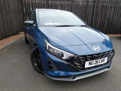 New Hyundai i20 Blackline 90 HP (66 kW) 2026 Blue Hatchback