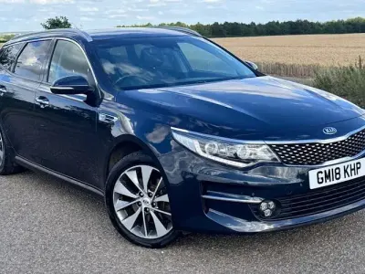 Used Kia Optima 141 HP (103 kW) 2018 Blue Estate