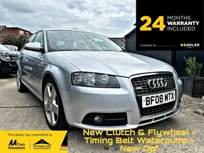 Used Audi A3 Sportback S-Line 170 HP (125 kW) 2008 Silver Hatchback