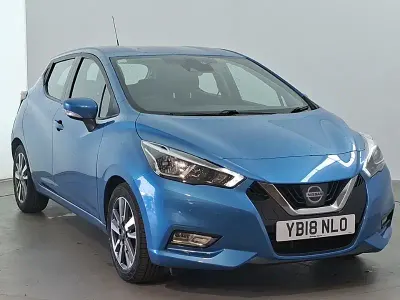 Used Nissan Micra Acenta Limited Edition 71 HP (52 kW) 2018 Blue Hatchback