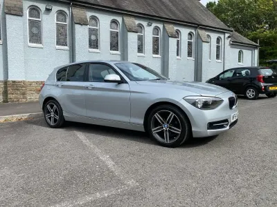 Used BMW 116 Sport Line 136 HP (100 kW) 2014 Silver Hatchback