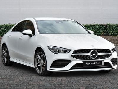 Used Mercedes CLA200 AMG line 2021 White Coupe