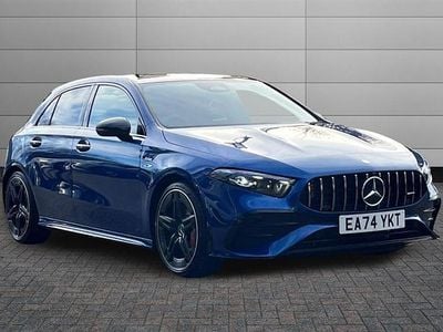 Spectral blue Used 2024 Mercedes A35 AMG Premium Plus Hatchback | £37,995 (A bit pricey)