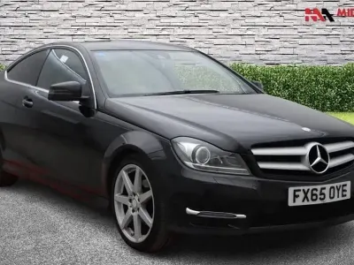 Begagnad Mercedes C250 Sport Edition 2015 Svart Sportkupé