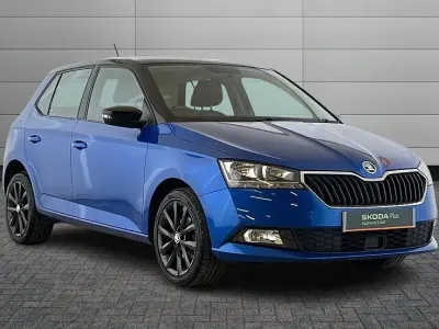 Used Skoda Fabia Colour Edition 94 HP (69 kW) 2020 Race blue Hatchback