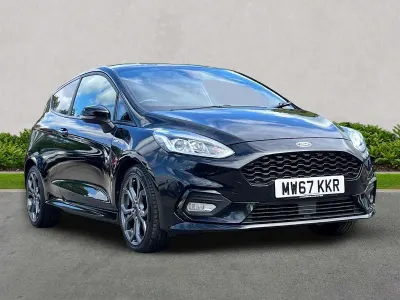 Usado Ford Fiesta ST-Line 100 CV (73 kW) 2017 Negro Utilitario