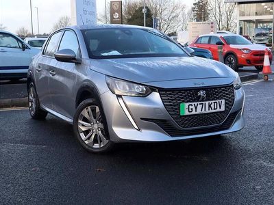 Grey Used 2021 Peugeot e-208 Allure Hatchback | £11,087 (Fair price)