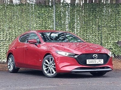 Red Used 2019 Mazda 3 Inclusive Hatchback | £10,998 (Fair price)