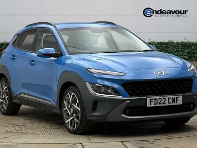 Used Hyundai Kona Premium 141 HP (103 kW) 2022 Blue SUV
