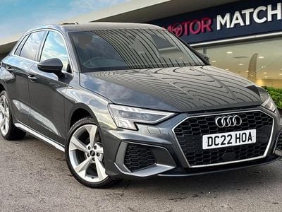 Grey Used 2022 Audi A3 Sportback e-tron S-Line Hatchback | £18,490 (Fair price)
