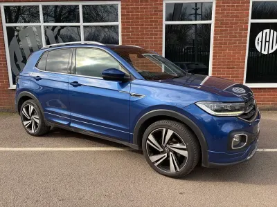 Usado VW T-Cross R-line 2022 Azul SUV