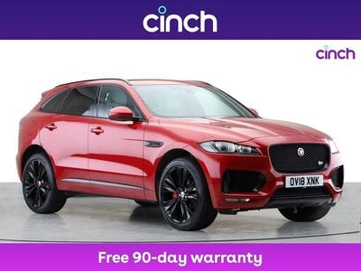 Red Used 2018 Jaguar F-Pace S SUV | £19,849 (Fair price)