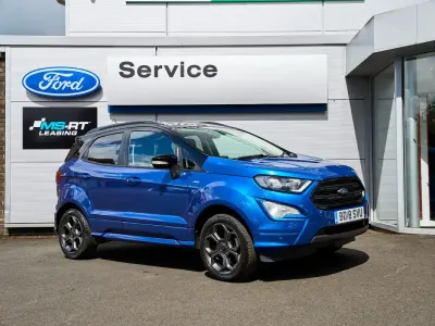 Used Ford Ecosport ST-Line 125 HP (91 kW) 2018 Blue SUV
