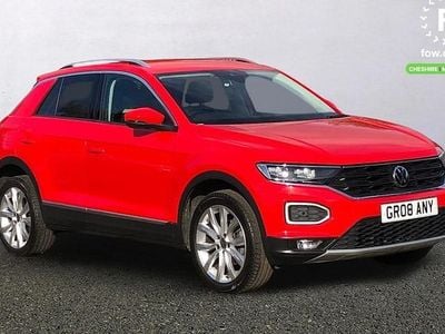 Used VW T-Roc SEL 150 HP (110 kW) 2021 Red SUV