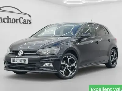 Used VW Polo R-line 95 HP (69 kW) 2020 Black Hatchback