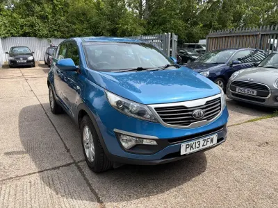 Used Kia Sportage 115 HP (84 kW) 2013 Blue SUV