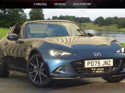 Blue New 2025 Mazda MX5 Exclusive-Line Cabriolet | £31,995 (Expensive)