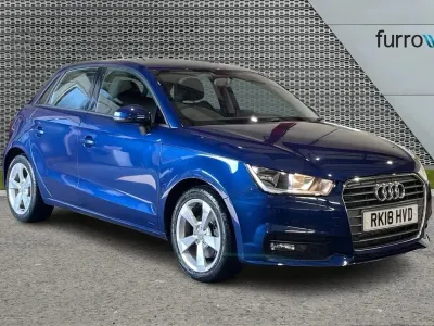 Used Audi A1 Sport 123 HP (90 kW) 2018 Blue Hatchback