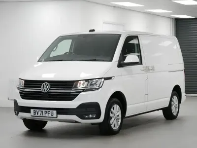 Used VW T6.1 Highline 150 HP (110 kW) 2021 White Van