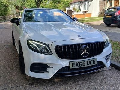 Used Mercedes E400 AMG Line Premium Plus 2018 White Cabriolet