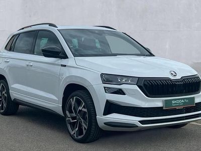 Gebraucht Skoda Karoq SportLine 150 PS (110 kW) 2026 Weiß SUV