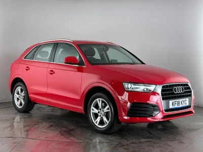 Used Audi Q3 S-Line 150 HP (110 kW) 2018 Red SUV