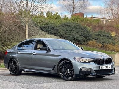 Blue Used 2017 BMW 540 M Sport Sedan | £17,995 (Fair price)