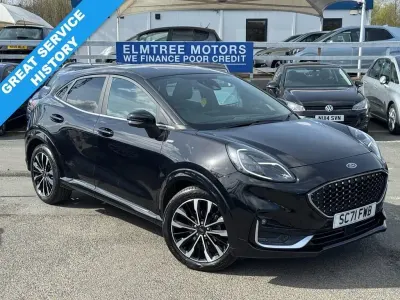 Second-hand Ford Puma ST-Line X 125 CP (91 kW) 2021 Negru SUV