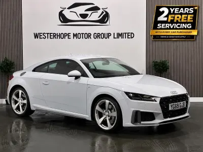 Used Audi TT S-Line 245 HP (180 kW) 2019 White Coupe