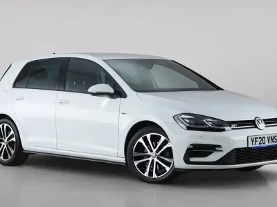 Used VW Golf VII R-line Edition 150 HP (110 kW) 2020 White Hatchback