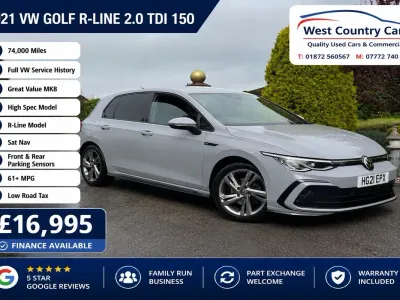 Used VW Golf VII R-line 150 HP (110 kW) 2021 Grey Hatchback