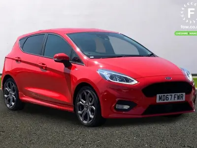 Used Ford Fiesta ST-Line 101 HP (74 kW) 2018 Red Hatchback