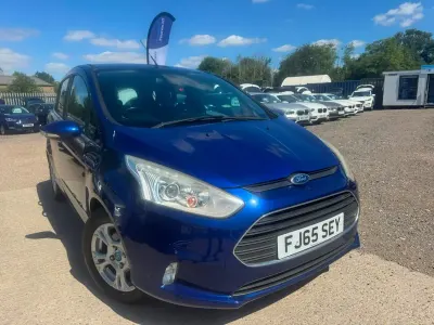 Used Ford B-MAX Zetec 95 HP (69 kW) 2015 Blue MPV