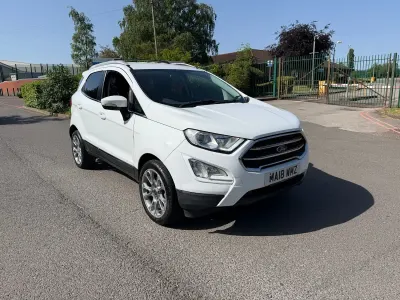 Used Ford Ecosport Titanium 125 HP (91 kW) 2018 White SUV