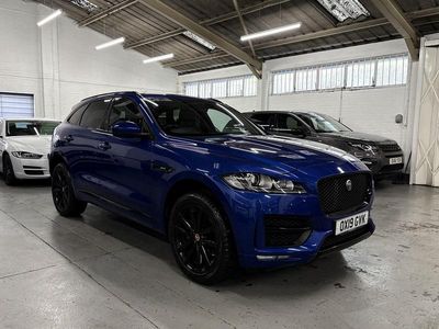Blue Used 2019 Jaguar F-Pace R-Sport SUV | £18,495 (Fair price)